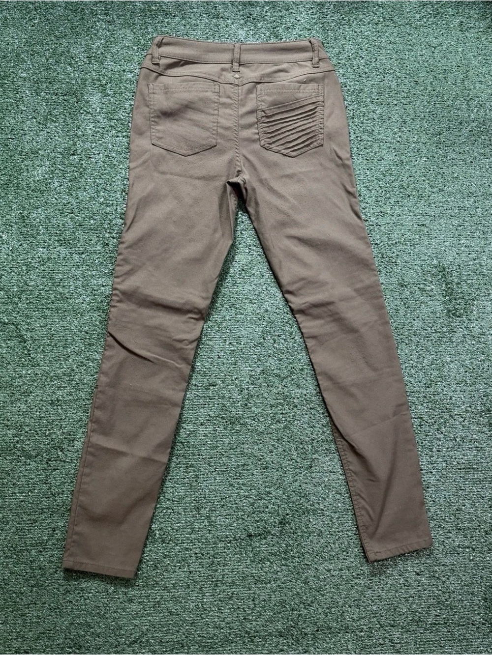 Prana Brenna Moto Pants Womens 8 Olive Green Nylon Stretch W4BREN315 Slim Leg - Picture 2 of 8